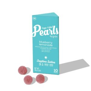 gron pearls blueberry lemonade gummies