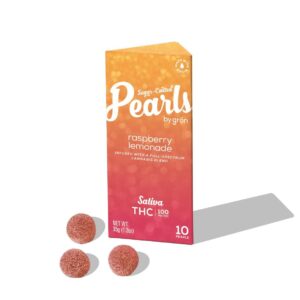 gron pearls raspberry lemonade gummies
